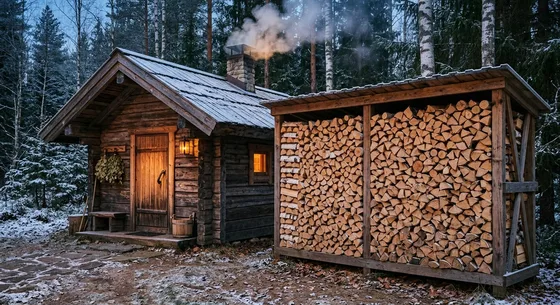 Укладка дров в Набережных Челнах, улица Речная, 36